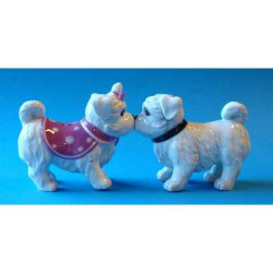 Figurine sel et poivre - maltese pups - mw93902