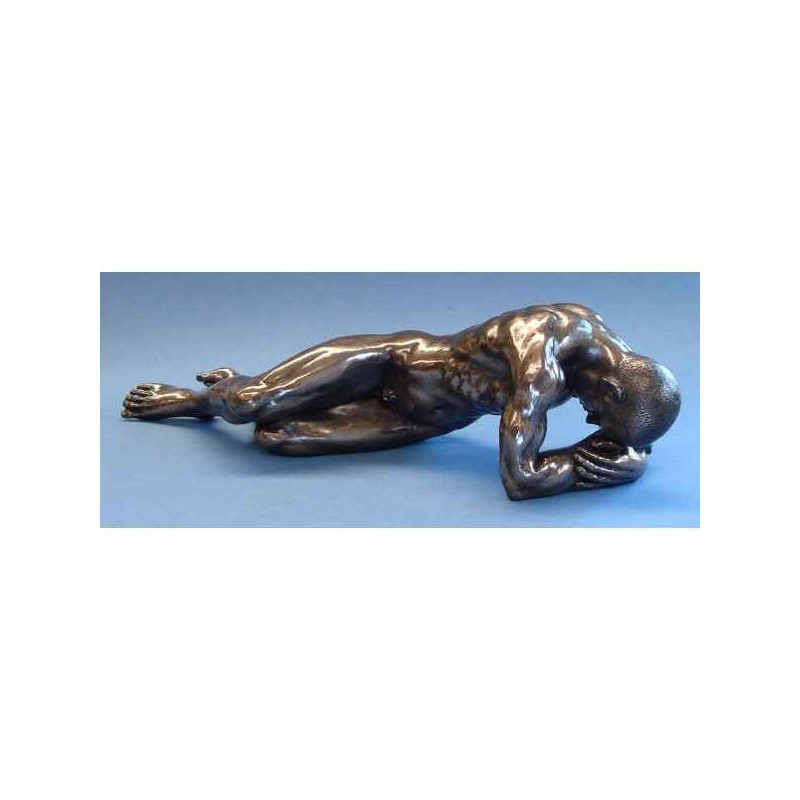Figurine body talk  - lying man large  - bt51