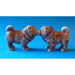 Figurine sel et poivre - chow chows - mw93901