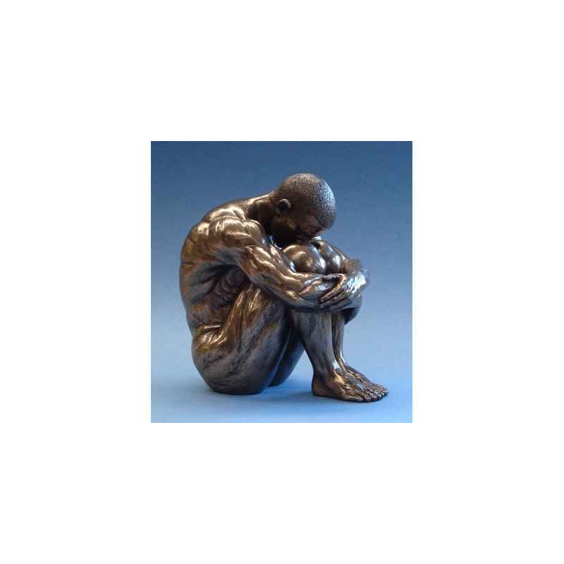 Figurine body talk  - sitting man large   - bt50