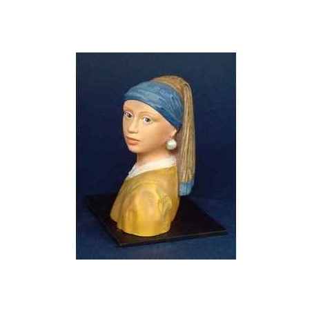 Vermeer, johannes la jeune fille à la perle ver01 3dMouseion