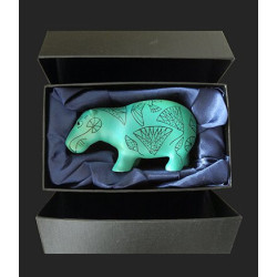 Animaux sauvage Figurine miniature en coffret l'hippopotameart égyptien  PA25EG (2)