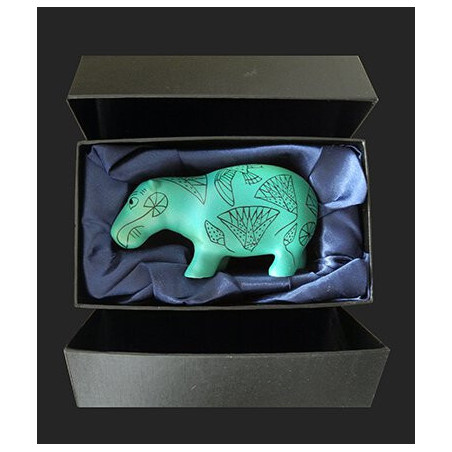 Animaux sauvage Figurine miniature en coffret l'hippopotameart égyptien  PA25EG