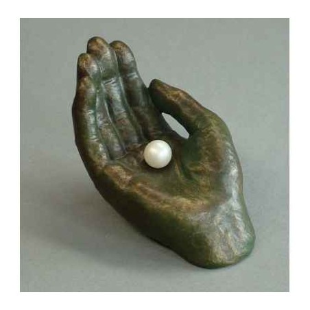 Figurine émotion  - emo kostbaar in zijn hand   - em016