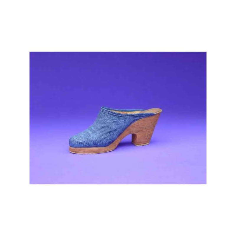 Figurine chaussure miniature collection just the right shoe denim blues   - rs25141