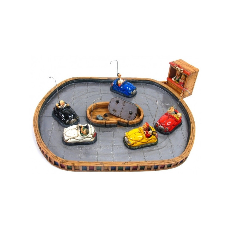 Figurine circuit pour autotamponneuse bumpercars Forchino FO85028