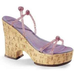 Figurine chaussure miniature collection just the right shoe 1970  - cork wedge  - rs25093