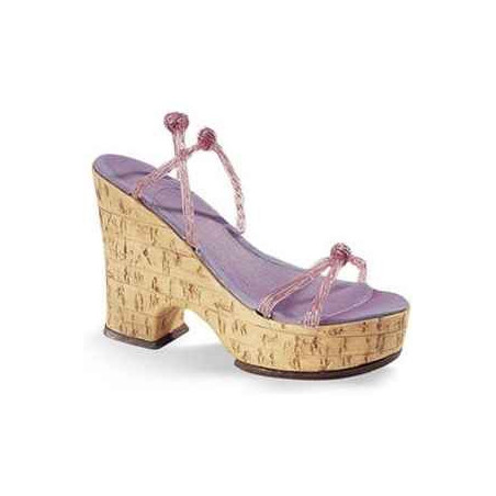Figurine chaussure miniature collection just the right shoe 1970  - cork wedge  - rs25093