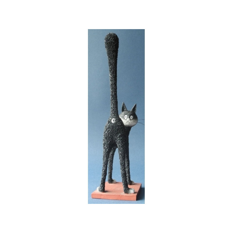 Animaux-Bois-Animaux-Bronzes.com propose Chat Trois.oeil -3rd eye grand 32cm Dubout -DUB58