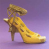 Figurine chaussure miniature collection just the right shoe wooden wedge wrap)  - rs26040