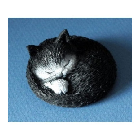 Animaux-Bois-Animaux-Bronzes.com propose Chat Dubout siesta -DUB67