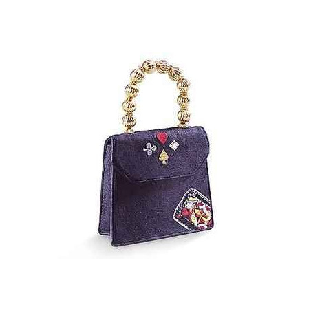 Figurine chaussure miniature collection just the right shoe queen of hearts  handbag   - rs25326
