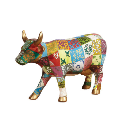 Animaux de la ferme Vache princess leticia CowParade céramique taille M
