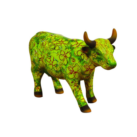 Animaux de la ferme Vache flora CowParade céramique taille M