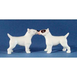 Animaux-Bois-Animaux-Bronzes propose miniature Bull Terriers Poivre et Sel MW93932