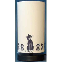 Animaux-Bois-Animaux-Bronzes.com propose Chat Dubout Lamp Alignement DUB91 (2)