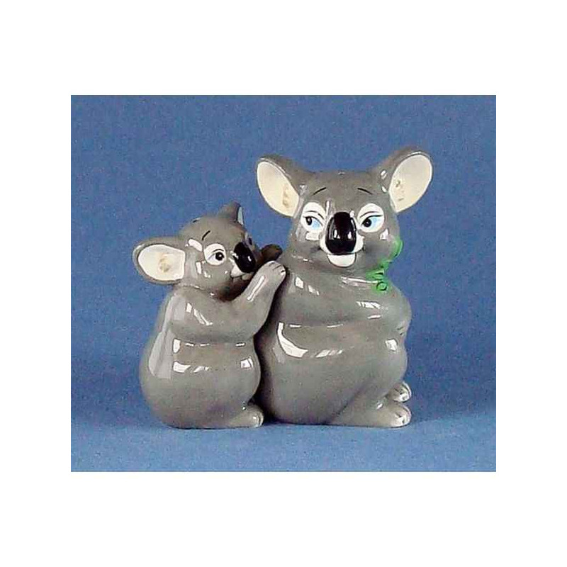 Figurine Koalas Poivre et Sel MW93931