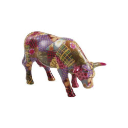 Animaux de la ferme Vache Patch Work Suit CowParade céramique taille M