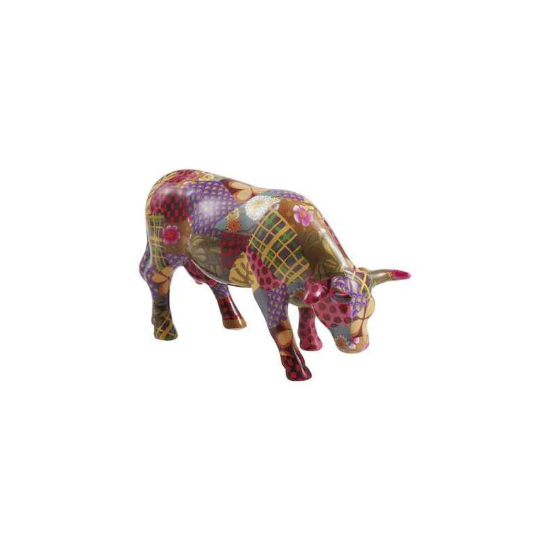 Animaux de la ferme Vache Patch Work Suit CowParade céramique taille M
