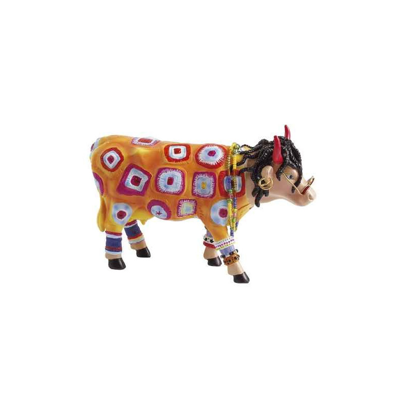 Animaux de la ferme Vache Miss Hippie CowParade résine taille M