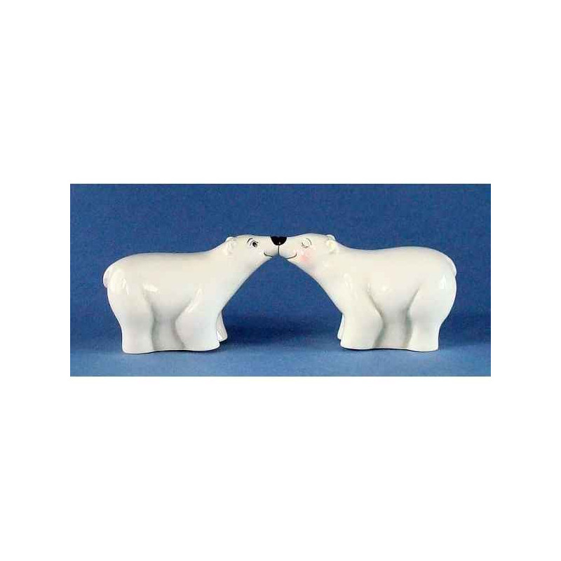 Figurine Ours Polaire Poivre et Sel MW93933