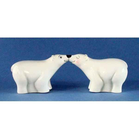 Figurine Ours Polaire Poivre et Sel MW93933