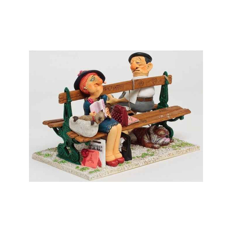 Figurine The paris bench  - bois de bologne Forchino FO85703