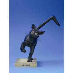 Animaux-Bois-Animaux-Bronzes.com propose Chat -le Chat domestique la joie (petit)e cd17