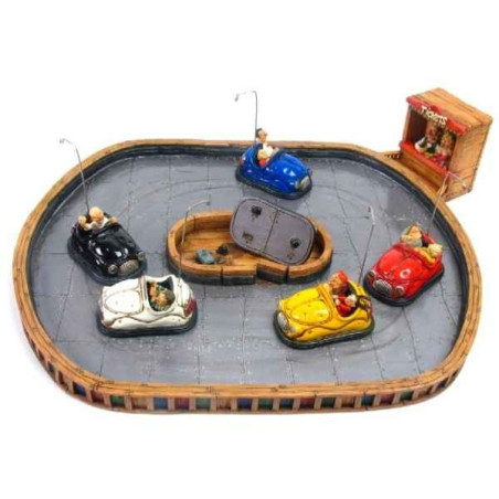 Figurine circuit pour autotamponneuse bumpercars Forchino FO85028
