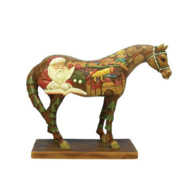 Figurine Painted Ponies cheval Wooden Toy -PO12288