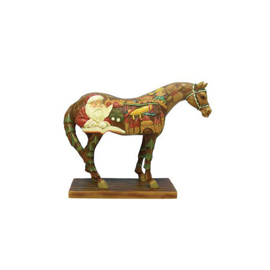 Figurine Painted Ponies cheval Wooden Toy -PO12288