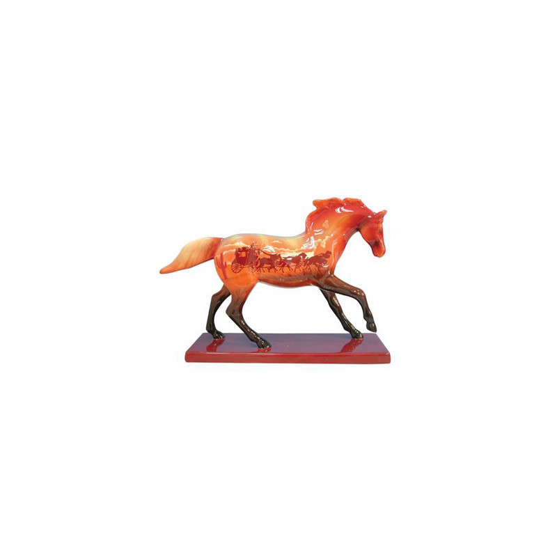 Figurine Painted Ponies cheval Stagecoach  -PO12273