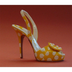 Figurine chaussure miniature collection just the right shoe lemon drop   - rs805553