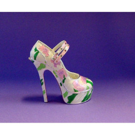 Figurine chaussure miniature collection just the right shoe spring fling le - rs91214