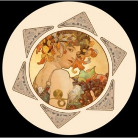 Presse Papier mucha fruit Parastone -PMUC2