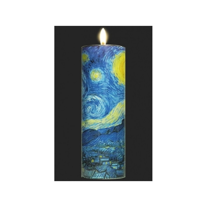 Bougie 14,5cm van gogh starry night Parastone -TC02GO