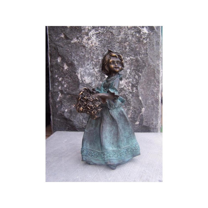 Fille avec fleurs -AN1354BRW-V