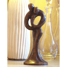Couple d'amour abstrait 30 cm AN0719BR-BI