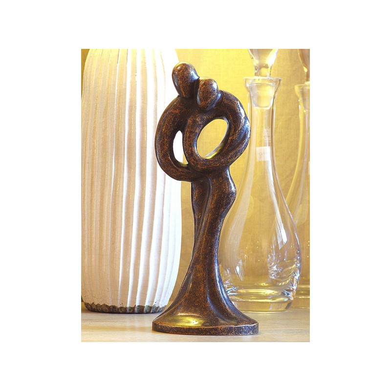 Couple d'amour abstrait 30 cm AN0719BR-BI