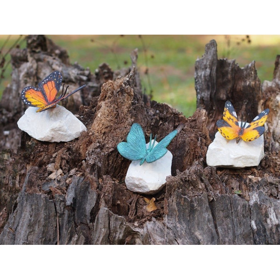Papillon sur piere -AN0748BR-P