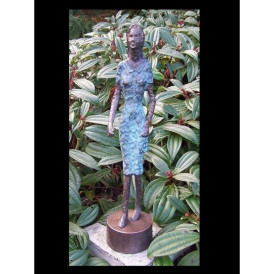 Femme avec sacoche -AN0874BR-V