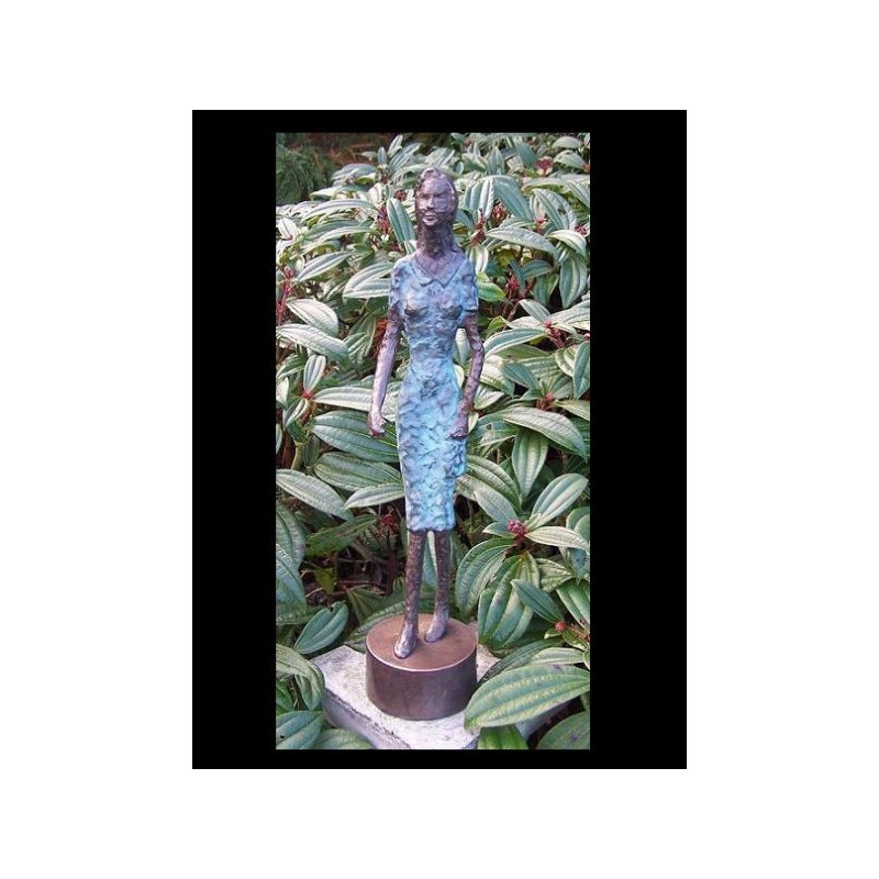 Femme avec sacoche -AN0874BR-V