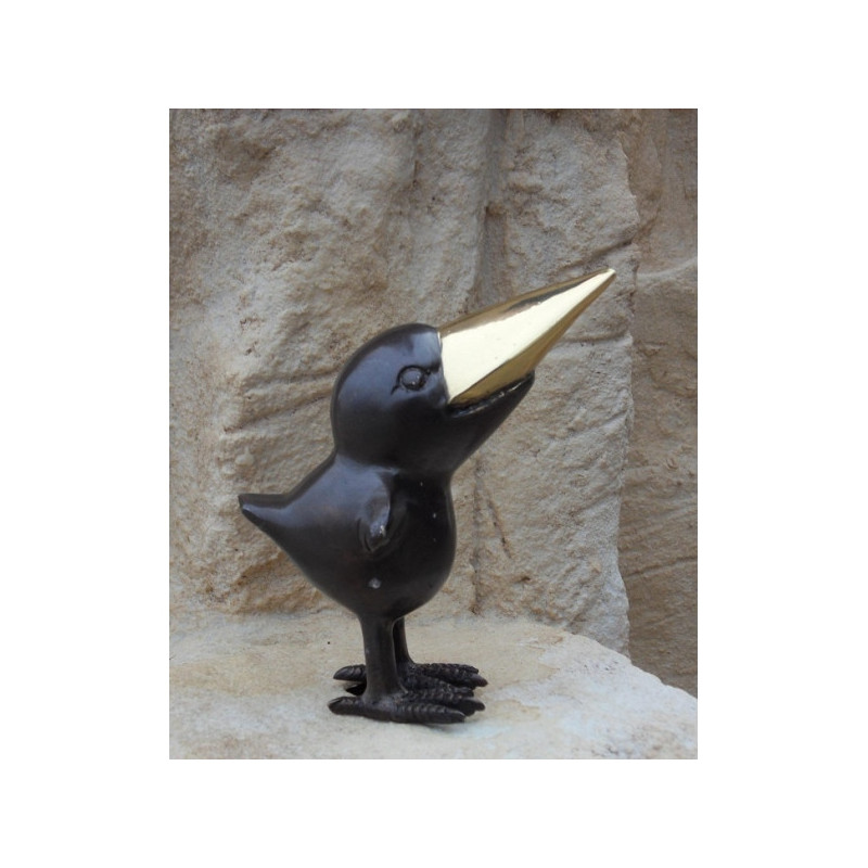Petit corbeau fontaine -AN1117BR-B-F