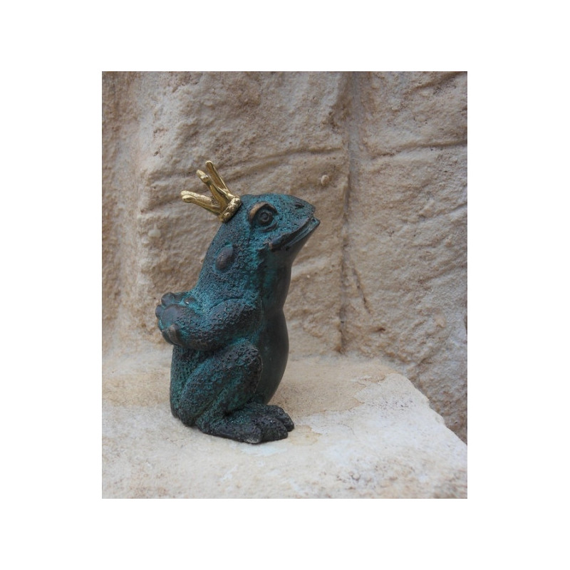 Petit grenouille mains sur le dos fontaine -AN1118BR-V-F