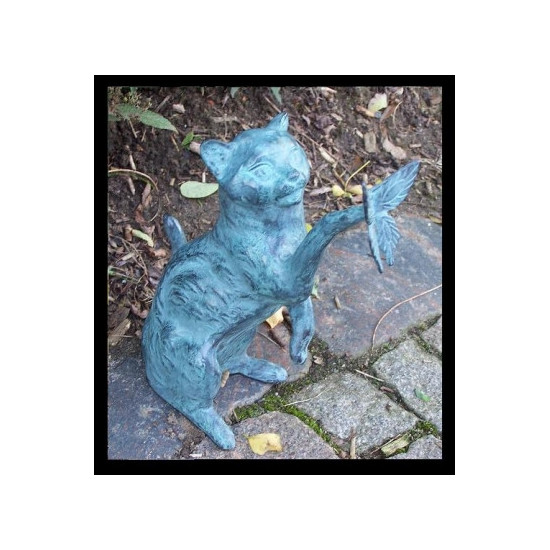 Chat avec papillon -AN1197BR-V