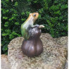 Grenouille sur potiron -AN1298BRW-HP