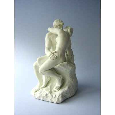 Figurine art mouseion auguste rodin le baiser 26cm marmor  ro07 3dMouseion