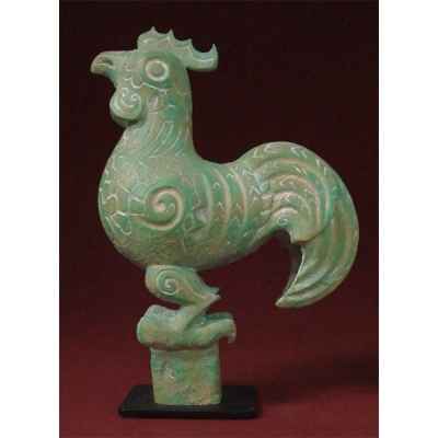 Figurine art mouseion shang dynasty rooster  ch04 3dMouseion