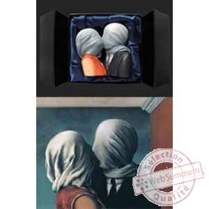 Figurine miniature en coffret Les Amants par Magritte PA21MAG