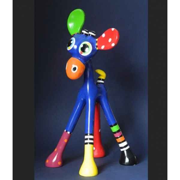 Statuette artiste jacky zegers, girafe alex 3dMouseion -JZ15